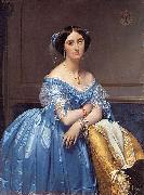 Jean-Auguste Dominique Ingres Portrait of Princesse Albert de Broglie painting